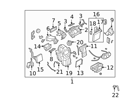 Condenser, Compressor & Lines for 2010 Nissan Versa #1