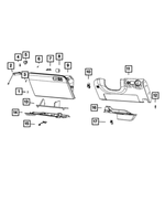 6507023AA - Interior Trim: Screw for Mopar Image