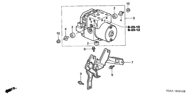 ABS Modulator for 2001 Honda Civic #0