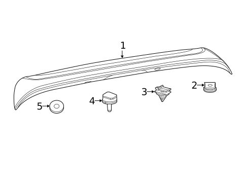 Spoiler for 2018 Chrysler Pacifica #0