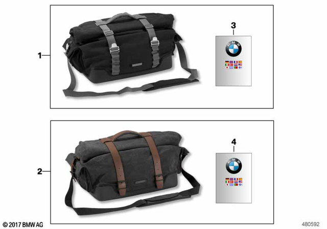 77498545097 - Luggage &amp; Storage: Rear Pocket - R1200X for BMW-Motorrad Image