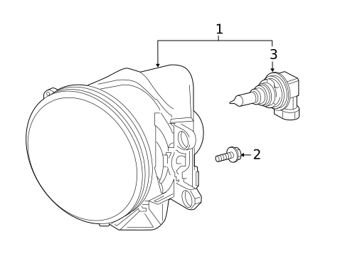Bulbs - Chassis for 2019 Toyota RAV4 #1