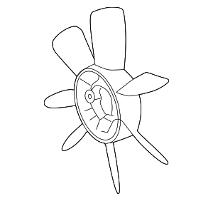 1636150110 - Belts &amp; Cooling: Fan Blade for Toyota: 4Runner, Sequoia, Tundra Image