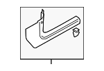 80B867271B4PK - Body: Cowl Trim for Audi Image
