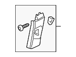 80A867243B1OJ - Body: Upper Center Pillar Trim for Audi Image