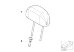 52109124697 - Seats: Headrest Leather for Mini Image