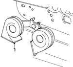 F8RZ13832AA - Electrical: Horn for FORD Image