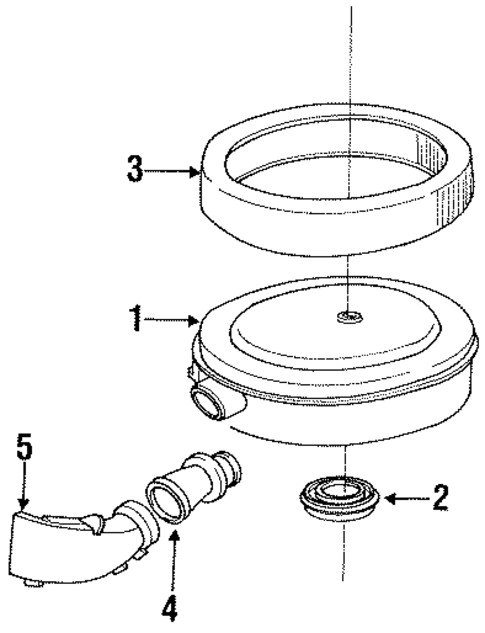Air Inlet for 1988 Mercedes-Benz 300CE #0
