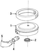 130947202 - Engine: Air Cleaner Assembly for Mercedes-Benz Image