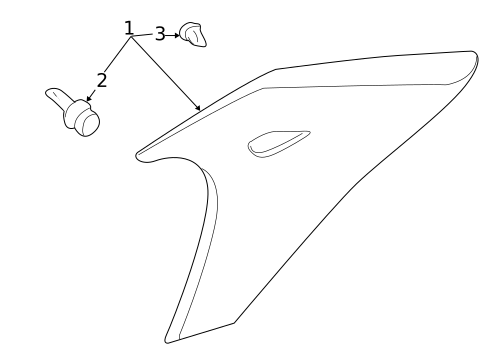 Interior Trim - Quarter Panels for 2000 Nissan Altima #0