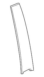 13299787 - : Window Trim Moulding - Anthracite for Saab: 9-5 Image