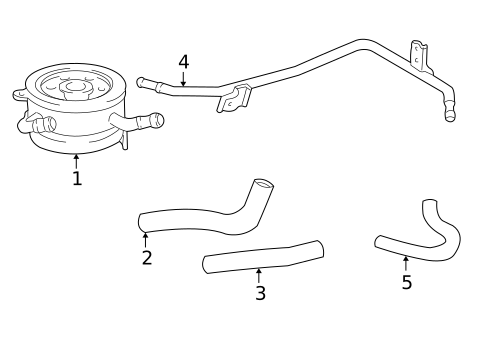Oil Cooler for 1998 Toyota 4Runner #0