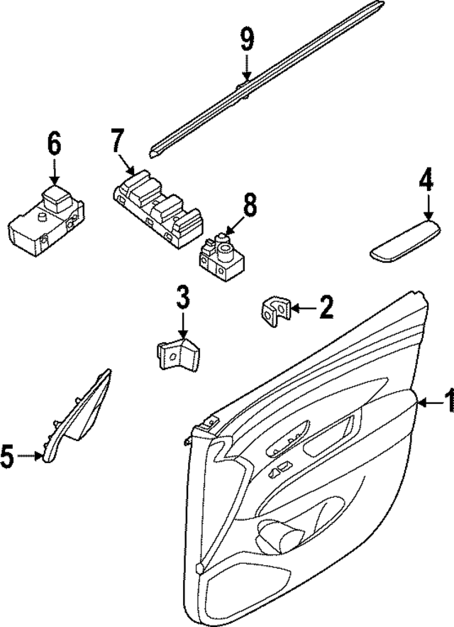 82305CW350TVN - : Door Trim Panel for Hyundai Image