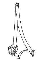 868849KN8B - Electrical: Belt &amp; Retractor for Nissan: Versa, Versa Note Image