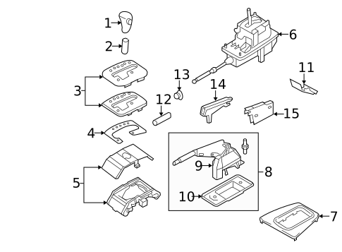 Gear Shift Control for 2007 Audi A4 Quattro #0