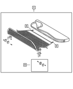 5086007AA - Mopar Accessories - Component Parts: Fastner Hook for Mopar Image