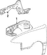 6460124300 - : Side Rail for Hyundai Image