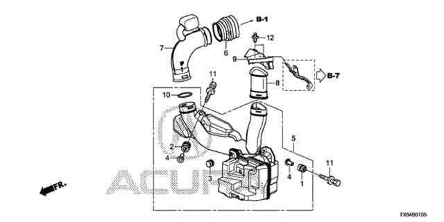 Resonator Chamber (2.0L) for 2014 Acura ILX #0