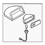 26590JB10B - : Center High Mount Stop Light for Nissan Image
