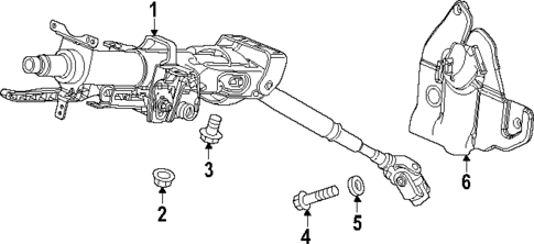 Steering Column Assembly for 2024 Acura Integra #0