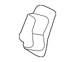 729960E160C0 - Body: Seat Back Panel Cover for Lexus: NX200t, NX300, NX300h, RX350, RX450h Image