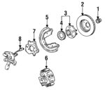 FODZ2C190CB - Brakes: Rear Speed Sensor for Ford: Taurus | Lincoln: Continental | Mercury: Sable Image