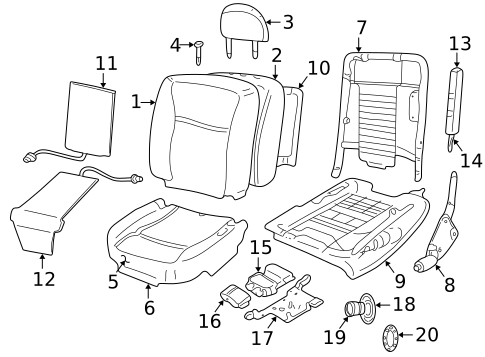 Power Seats for 2011 Lincoln Town Car #2