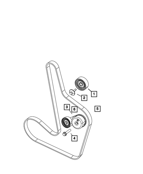 Pulleys and Related Parts for 2007 Chrysler Sebring #0
