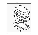 8466026260TI - : 2005-2006 Hyundai Santa Fe - Armrest Assembly for Hyundai: Santa Fe Image