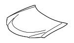 5330176901 - Body: Hood for Lexus: UX200, UX250h, UX300h Image