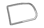 6274160091 - Body: Weatherstrip for Toyota: Land Cruiser Image