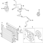 1EA122101DE - Cooling System: Upper Hose for Volkswagen Image