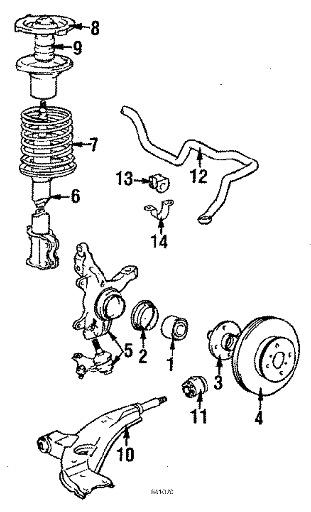 4852012310 - : Shock for Toyota Image