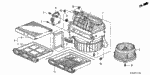 79308SDAA01 - Electrical/Exhaust/Heater/Fuel: SEAL, BLOWER (OUTER) for Honda Image