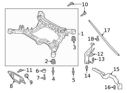 Suspension Mounting for 2015 Audi RS7 #0