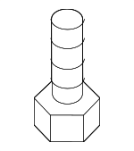 N10748601 - Suspension: Track Bar Bolt for Audi: A7 Quattro, A7 Sportback, RS5 Sportback, RS7, RS7 Sportback, S7, S7 Sportback Image