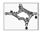 4G0505235AE - Suspension: Suspension Cross-member for Audi: A6, A6 Quattro, A7 Quattro, RS7, S6, S7 Image
