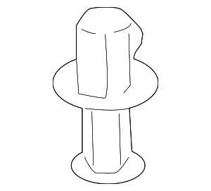 4F0501329A - Suspension: Stone Guard Rivet for Audi Image