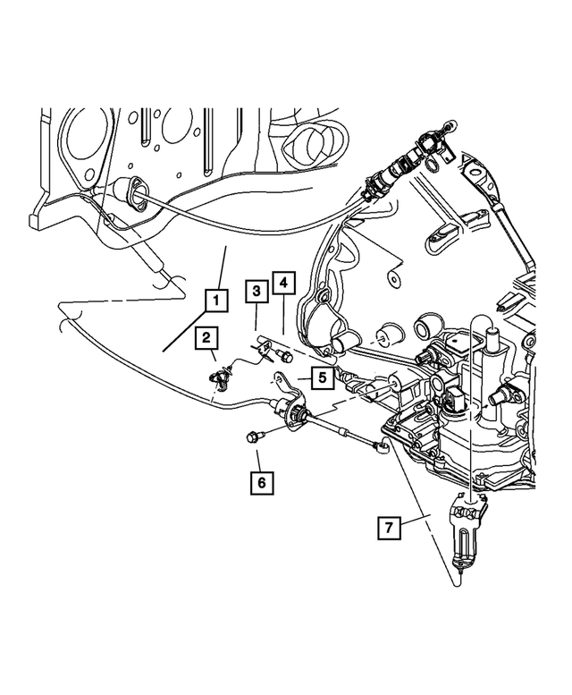 56021384 - Automatic Transaxle 4 Speed: Clip for Mopar Image image