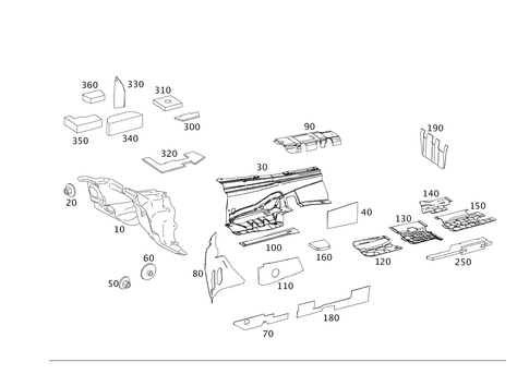 Insulation in Passenger Compartment for 2006 Mercedes-Benz CL65 AMG #0