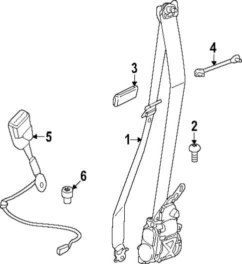 Seat Belt for 2024 BMW 750e xDrive #1
