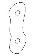 3B0809237B - Body: Striker Retainer for Volkswagen: Jetta, Passat Image