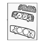 5029819AE - Body: Cluster Assembly for Dodge: Ram 1500 Image