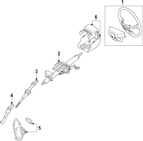 Steering Column for 2020 Lexus RC F #0