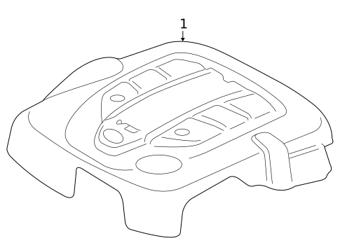 Engine Appearance Cover for 2008 Lexus GS450h #0