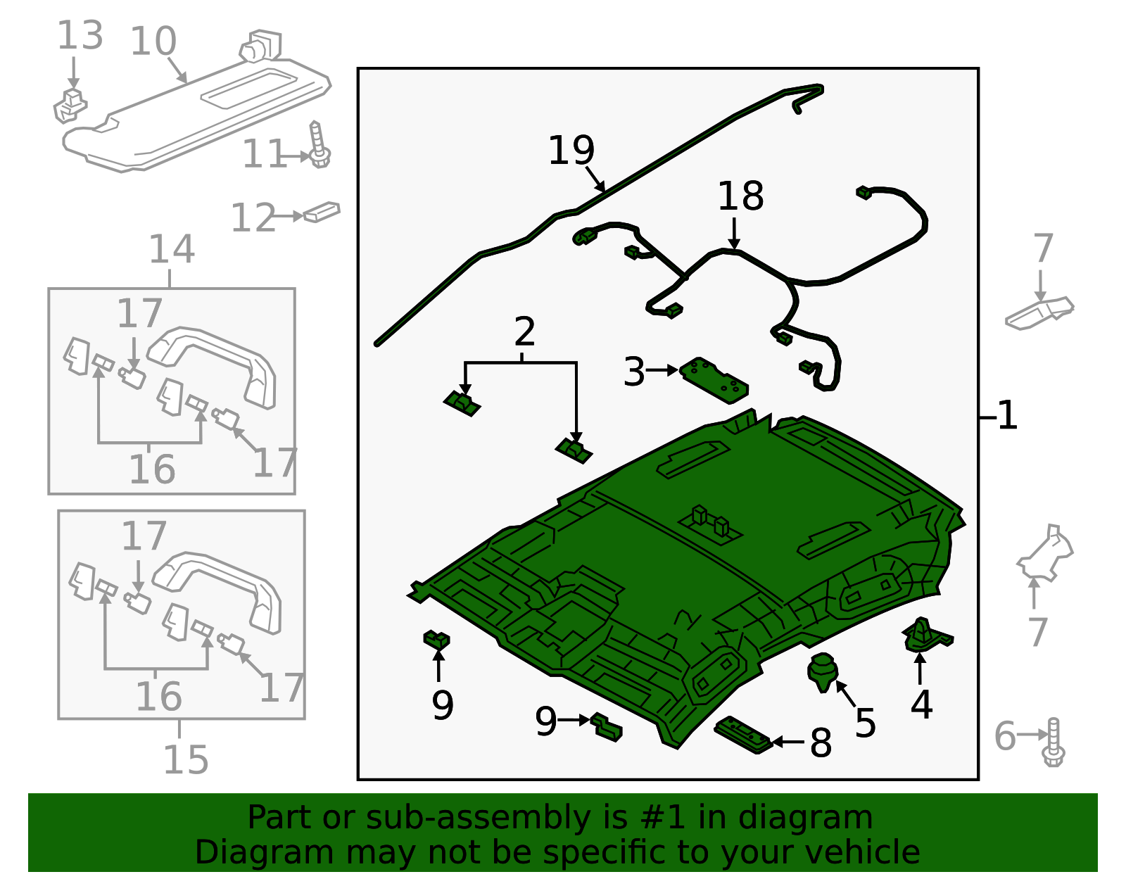 2019-2025 Mazda 3 Headliner BENK-68-03ZJ-06 | OEM Parts Online