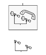 BCJH69470C02 - Body: Grip Handle for Mazda: 3, CX-70, CX-90, MX-30 EV Image