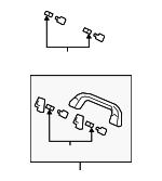 BDGH69470C75 - Body: Grip Handle for Mazda: 3, CX-70, CX-90 Image