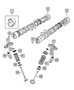 68453779AA - 2.0L Gas; Engine: Intake Camshaft for Mopar Image