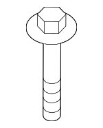 9YA02A608C - Engine: Air Duct Bolt for Mazda Image